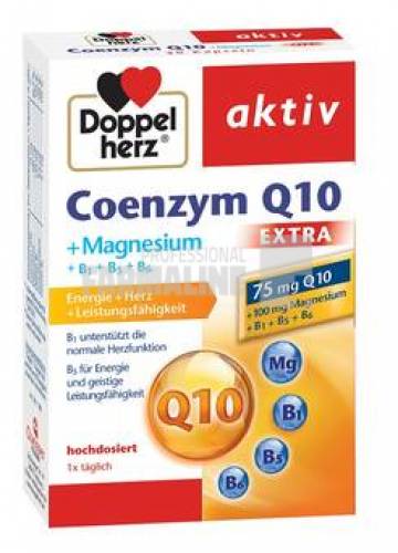 Doppelherz Coenzym Q10 Extra + Mg + B1 + B5 + B6 30 capsule