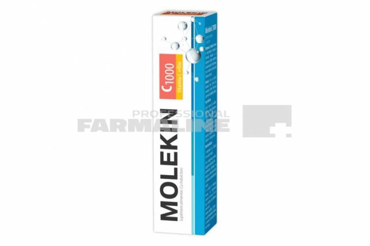 Zdrovit Molekin C 1000 + Zinc 20 comprimate efervescente