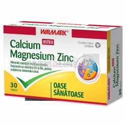 Calciu - Magneziu - Zinc osteo 30 tablete