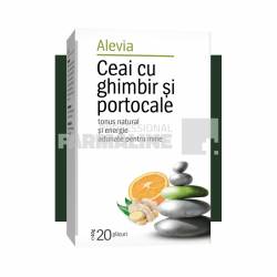 Alevia Ceai cu ghimbir si portocale 20 plicuri