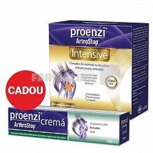 Proenzi Artrostop Intensive 120 tablete + Proenzi Artrostop crema 100 ml Cadou