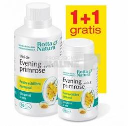 Evening Primrose + Vitamina E 90 capsule + Evening Primrose + Vitamina E 30 capsule Cadou