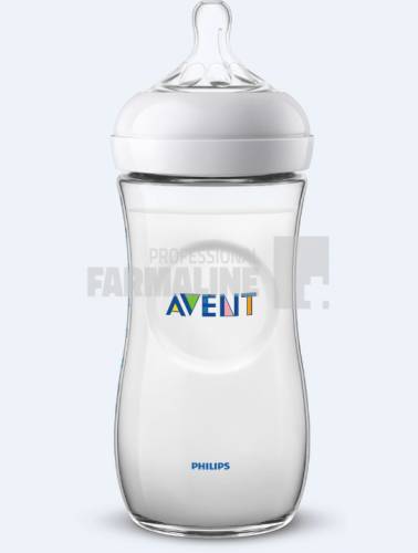 Avent SCF036/17 Biberon Natural ultra soft 6+ luni 330 ml