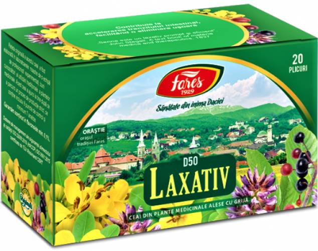 Fares ceai laxativ - 20 plicuri
