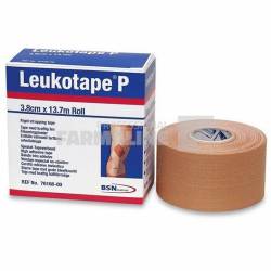 Leukotape Tan Banda rigida de fixare culoarea pielii 3,8 cm X 13,7 m