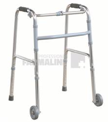 Axabio Cadru de mers pliabil,reglabil cu 2 roti JL 912 L - Dr. Happy
