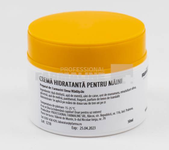 Crema hidratanta de maini 50 ml