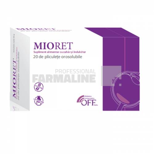 Mioret Granule orodispersabile 20 plicuri