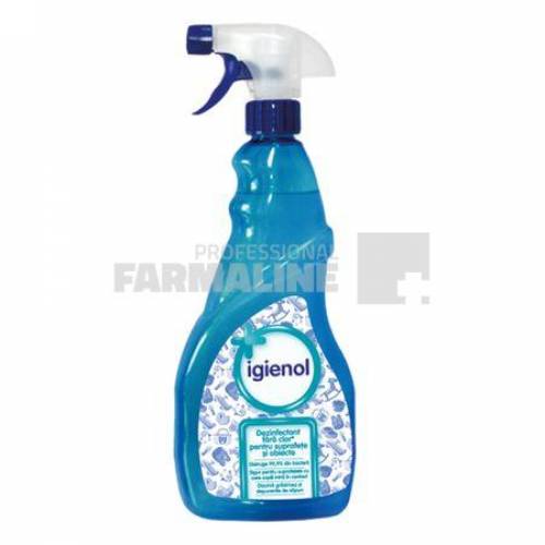 Igienol Blue Dezinfectant Spray fara clor pentru suprafete mici 750ml
