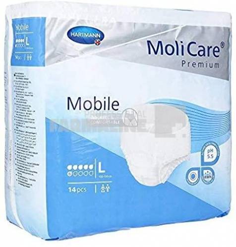 Hartmann Molicare Premium Mobile Chilot pentru incontinenta L 14 bucati
