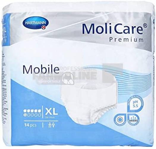 Hartmann Molicare Premium Mobile Chilot pentru incontinenta XL 14 bucati