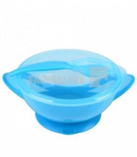 Nuby 5419 Castron cu Ventuza si Lingurita 6+ luni 400ml