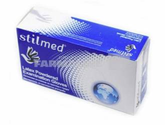 Manusi examinare latex pudrate ,,L'' 100 bucati