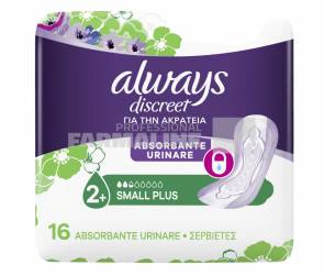 Always Discreet Absorbante incontinenta urinara 2+ small plus 16 bucati