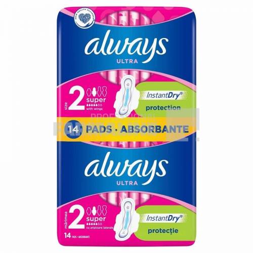 Always Ultra Super Plus Duo 14 bucati
