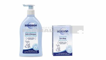 Sanosan Pachet Baby Spumant & Sampon 500 ml + Sapun solid 100 g