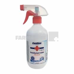 Dezinfectant maini 70% alcool - saniblu 500 ml