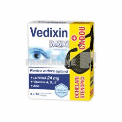Zdrovit Vedixin Max 30 capsule 2 cutii + Ochelari stenopici