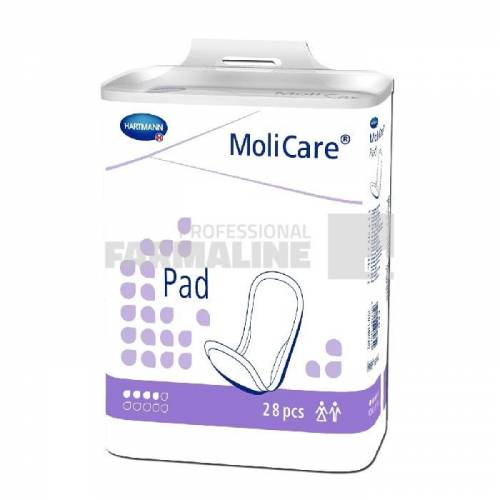 Hartmann Molicare Pad Tampoane absorbante incontinenta 4 picaturi 28 bucati