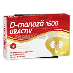 Uractiv D-Manoza 1500 mg 10 plicuri
