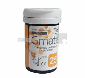 Gmate Teste de glicemie 50 bucati