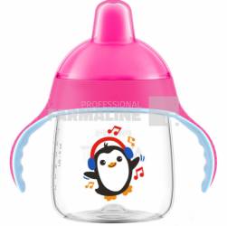 Avent SCF753/07 Cana roz cu tetina de formare 12+ luni 200 ml