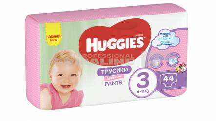 Huggies Pants nr.3 Girl 6-11 kg 44 bucati