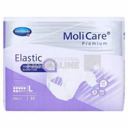 Hartmann Molicare Premium Elastic 8 picaturi Scutece incontinenta L 24 bucati