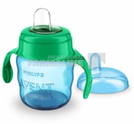 Avent SCF551/05 Cana cu tetina moale si manere baieti 6+ luni 200 ml