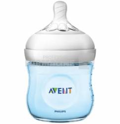 Avent SCF032/17 Biberon natural blue ultra air tetina debit nou nascut 125 ml