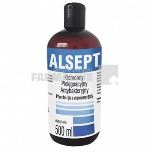 Alsept Solutie antibacteriana 68% alcool 500 ml