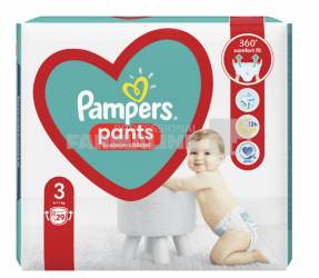 Pampers Pants Nr. 3 ( 6 - 11 kg ) 29 bucati