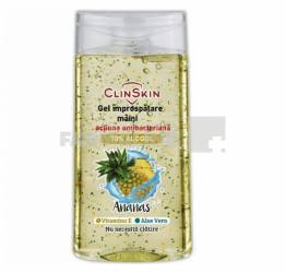 Zdrovit Clinskin Gel improspatare maini cu ananas 70% alcool 100 ml