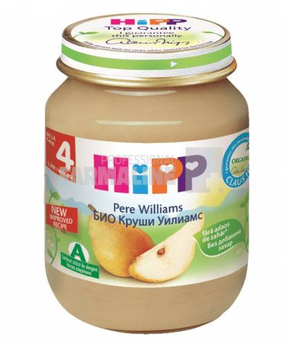 Hipp piure pere williams 4+ luni 125 g