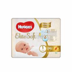 Huggies Elite Soft nr.1 3-5 kg 26 bucati