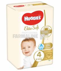 Huggies Elite Soft nr.4 8-14 kg 19 bucati