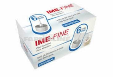Ime - Fine Ace pentru insulina G31 - 6 mm 100 bucati