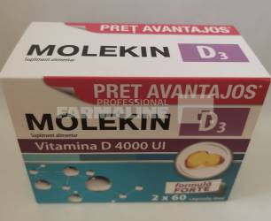 Molekin D3 4000 U.I. Set 2 x 60 capsule moi