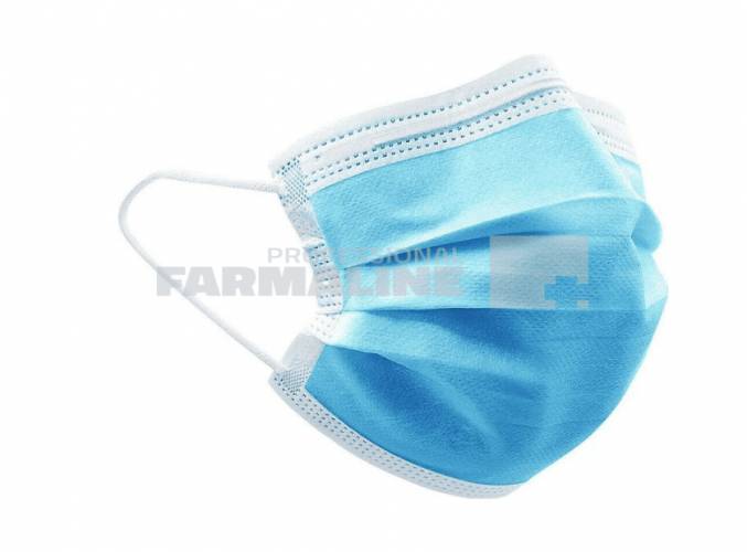 Masca faciala de uz medicat tip I - 3 pliuri - 3 straturi BFF > 95% 50 bucati