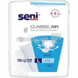 Seni Classic Air Scutece pentru adulti L 10 bucati