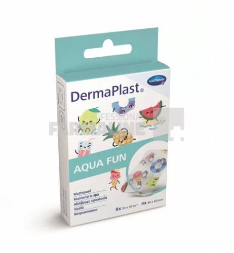 Hartmann Dermaplast Aqua Fun 2 dimensiuni ( 535557 ) 12 plasturi