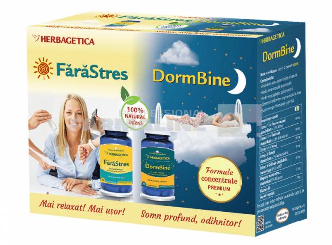 Fara Stres Dorm Bine 30 capsule + 30 capsule