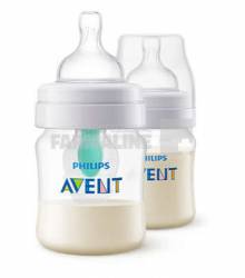 Avent SCF810/24 Biberon AirFree PP Clasic 2 buc +0 luni 125 ml