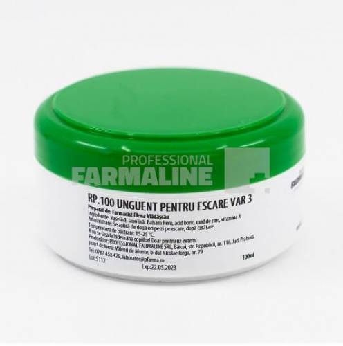 Unguent pentru escare varianta 3 100 ml