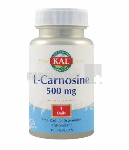 L - Carnosine 500 mg 30 tablete