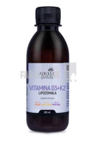 Adelle Davis Vitamina D3 + K2 Lipozomala 200 ml