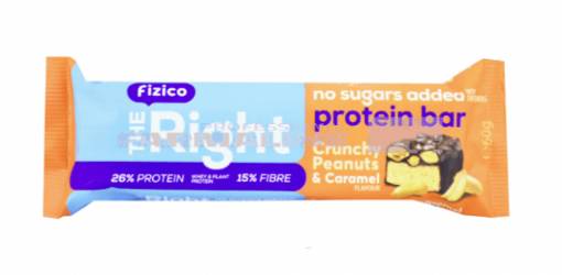 Fizico The Right Baton proteic cu arahide si caramel 60 g