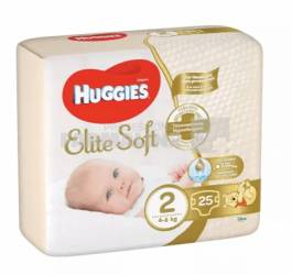 Huggies Elite Soft nr. 2 (4 - 6 kg) 25 bucati