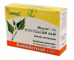 Gemoderivat 1 DH Muguri de mesteacan alb 30 momodoze