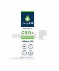 Ulei de canepa cu 2500 mg CBD, 500 mg CBDA, 500 mg CBGA 10 ml
